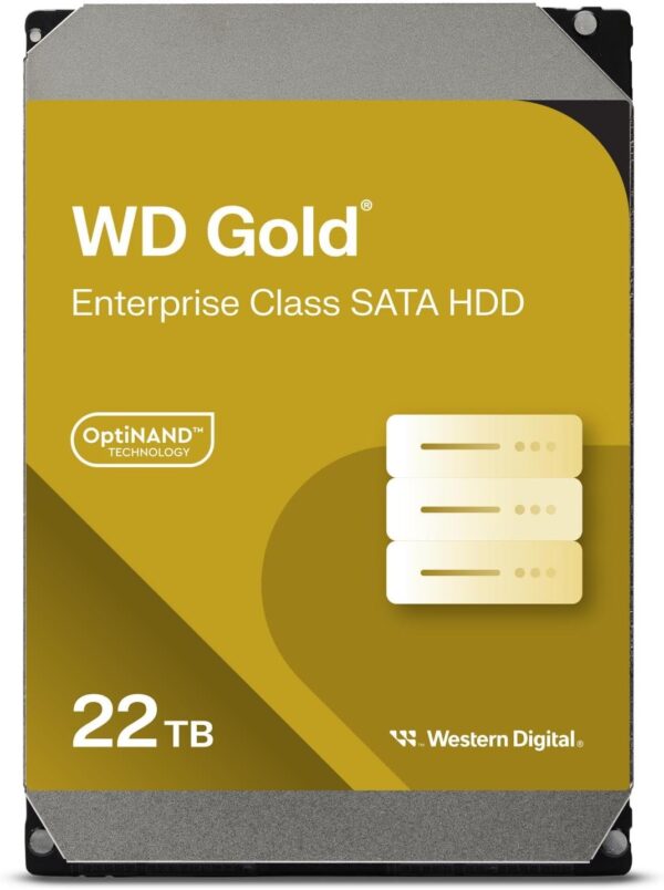 Gold Western Digital (WD)1TB 2TB 4TB 6TB 8TB 10TB12TB 14TB 20TB 22TB 24TB 26TB  Hard Disk Drive SATA 6Gb/s 256MB 3.5 Inch HDD